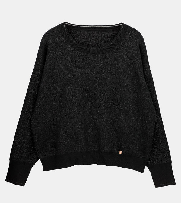 Black Contemporary Sweater