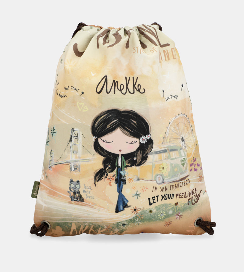 AMOR' Cotton Drawstring Bag