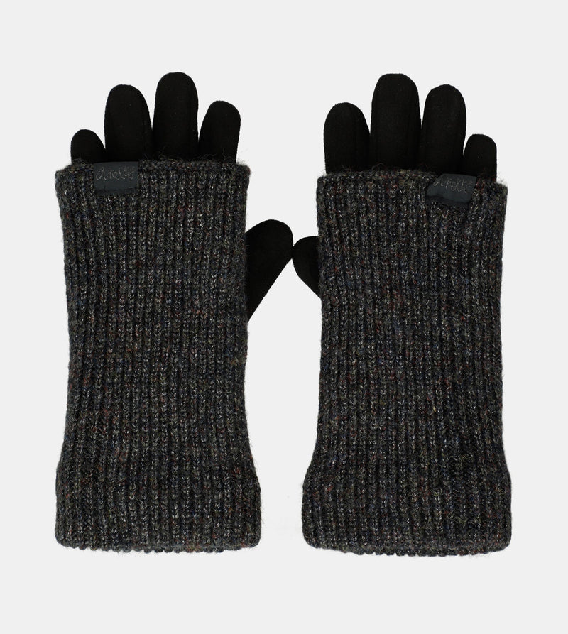 Black extendable gloves