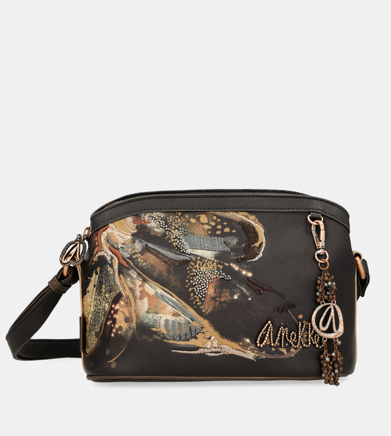 Wings 3-compartment crossbody bag