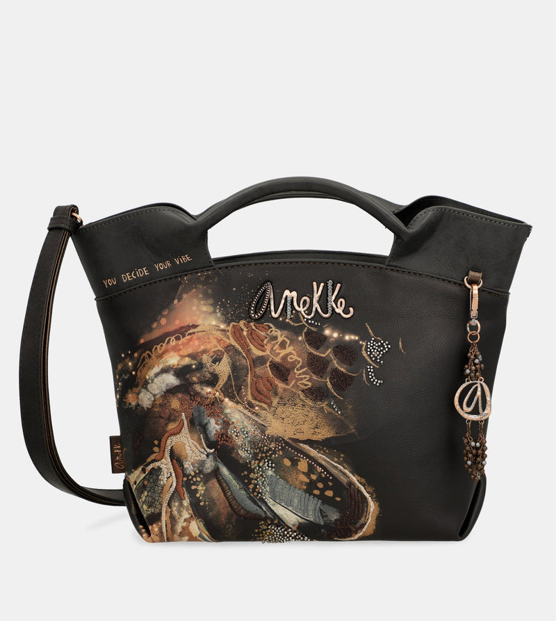 Wings short handles crossbody bag