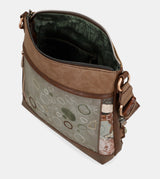 Core 3-compartment medium crossbody bag