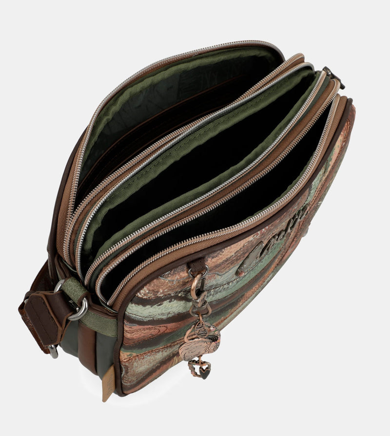 Outer 3-compartment crossbody bag