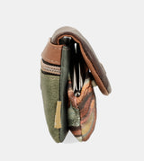 Outer coin purse with flap