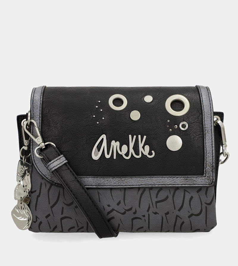 Crust crossbody bag with flap