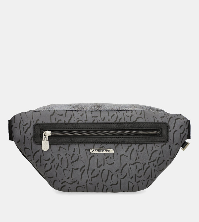 Crust black fanny pack