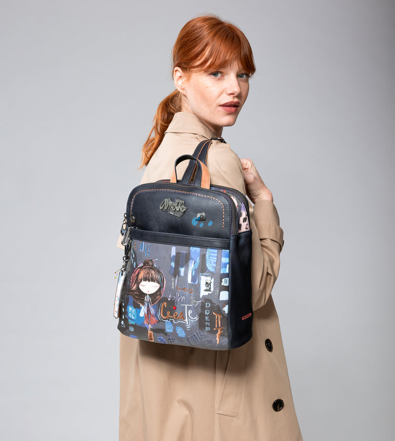 Contemporary 2 compartment backpack