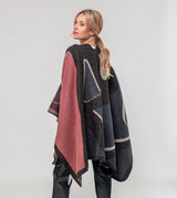 Light printed poncho