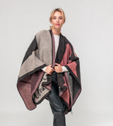 Light printed poncho