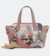 Forest printed bowling bag