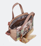 Forest printed bowling bag