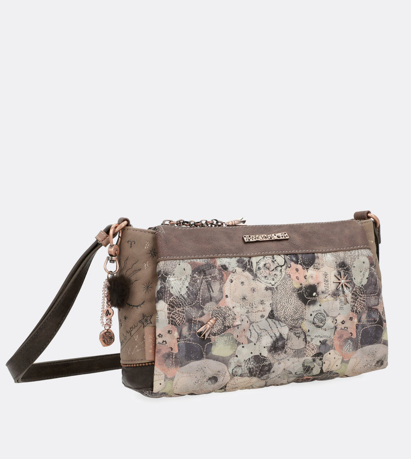 Smart universe crossbody bag with a printed design