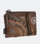 Elegant nature wallet with a zip