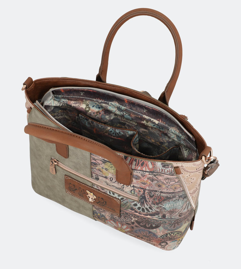 Ixchel Bag with two handles with premium sides