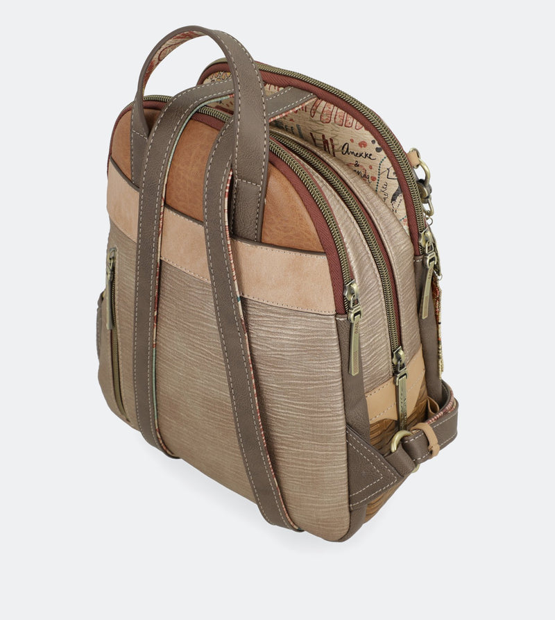 Kenya Backpack with a zip, Anekke