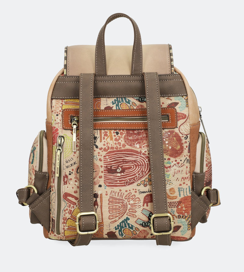 Kenya Backpack with a zip, Anekke