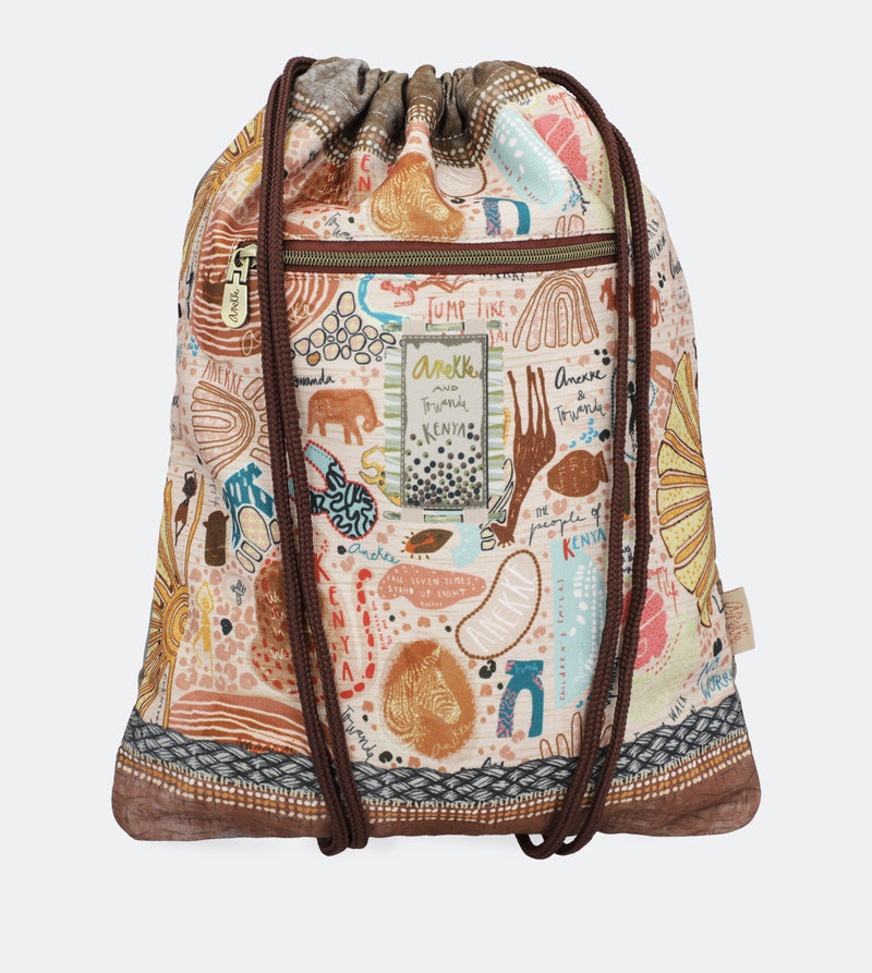 Kenya Drawstring backpack