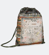 Safari fusion Drawstring backpack