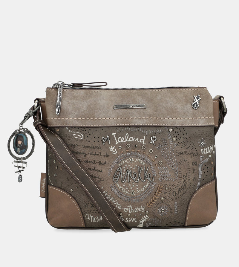 Rune crossbody bag with double compartment