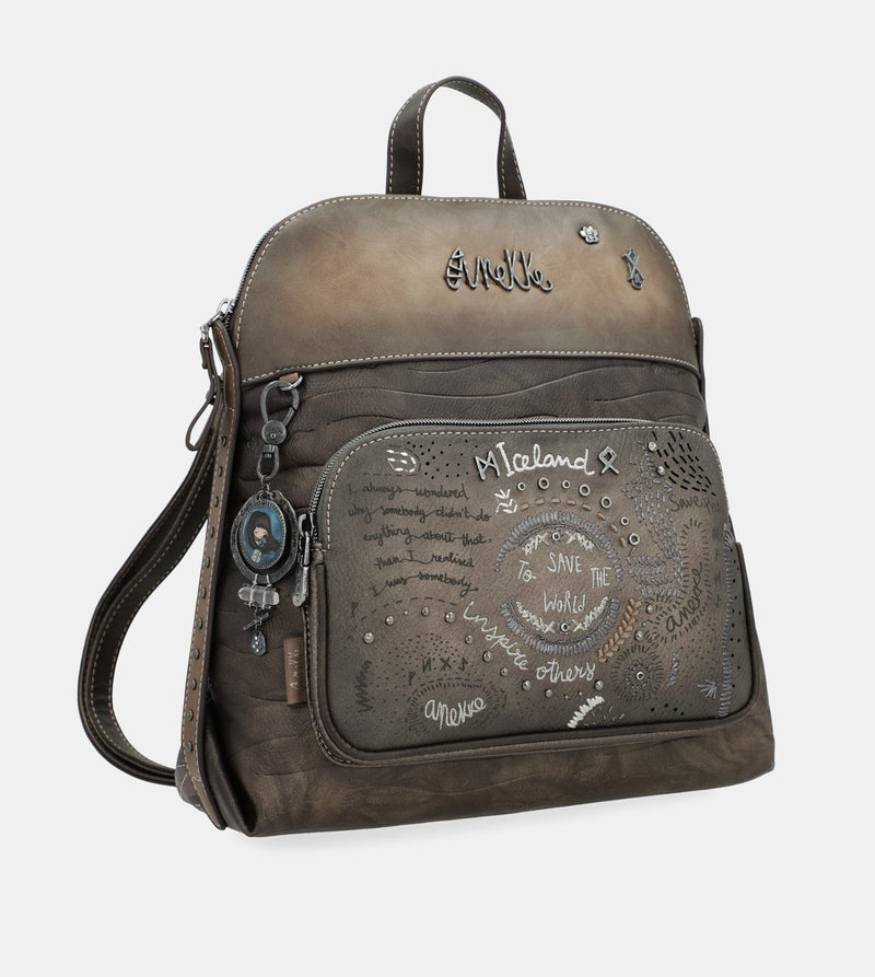 Rune backpack with a front pocket