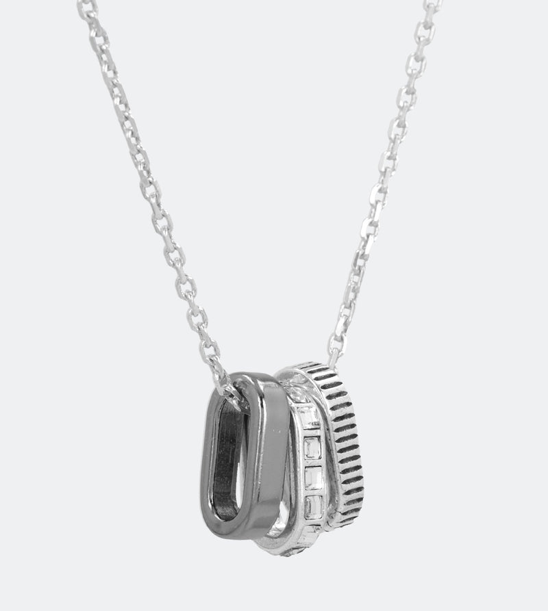 Silver plated multipiece pendant