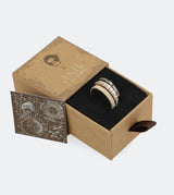 Authenticity golden rings set