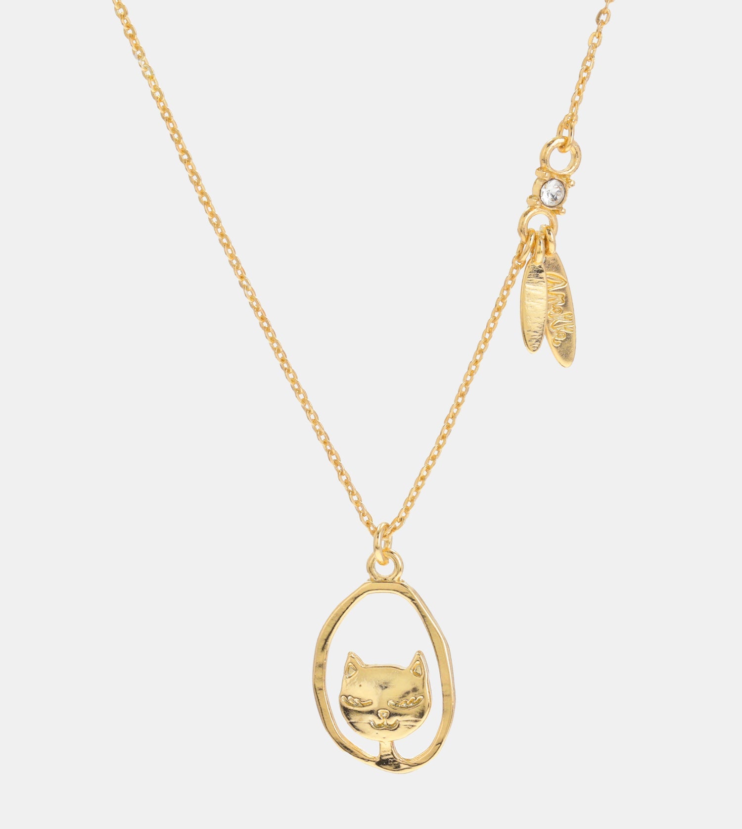 Gold plated Towanda pendant – Anekke