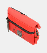 Energy red flap wallet