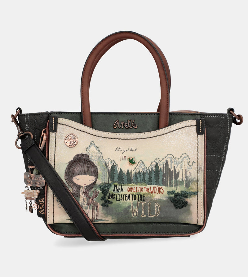 The Forest tote bag with shoulder strap