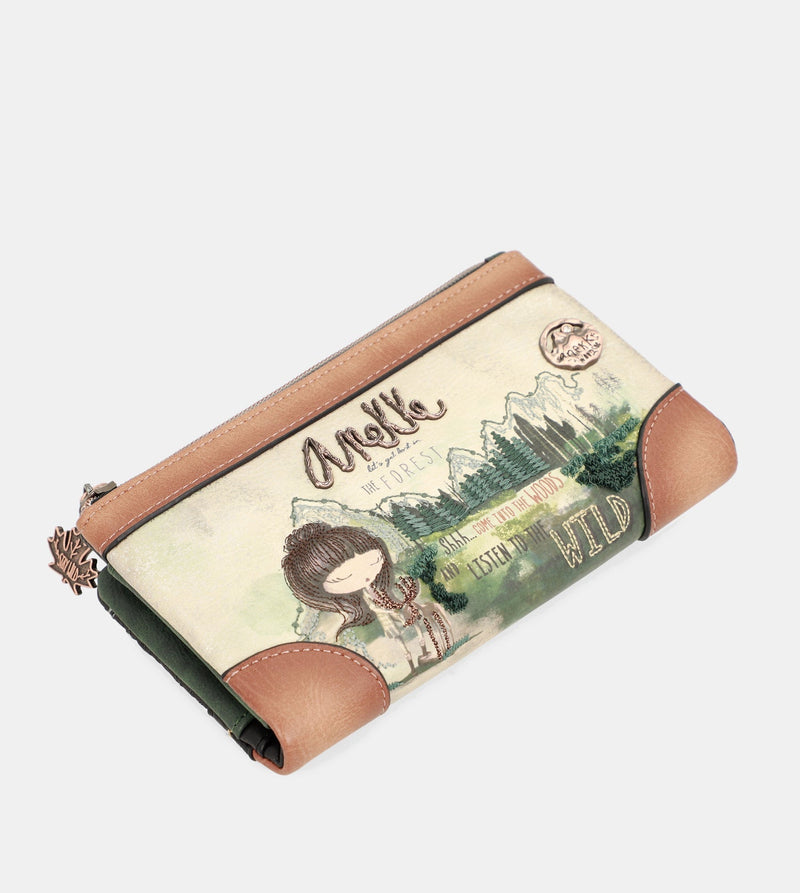 The Forest large flexible material wallet