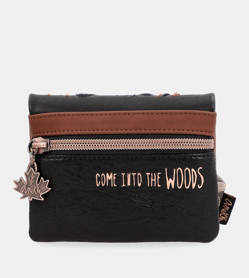Wild coin purse with flap