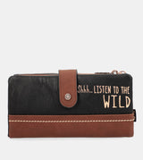 Wild large flexible material wallet