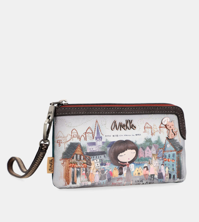 Coin purse with hand strap Voice