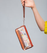 Menire large RFID embossed wallet