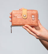 Menire medium RFID embossed wallet