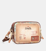 Tribe crossbody bag with 3 compartments