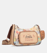 Tribe crossbody bag with mini wallet