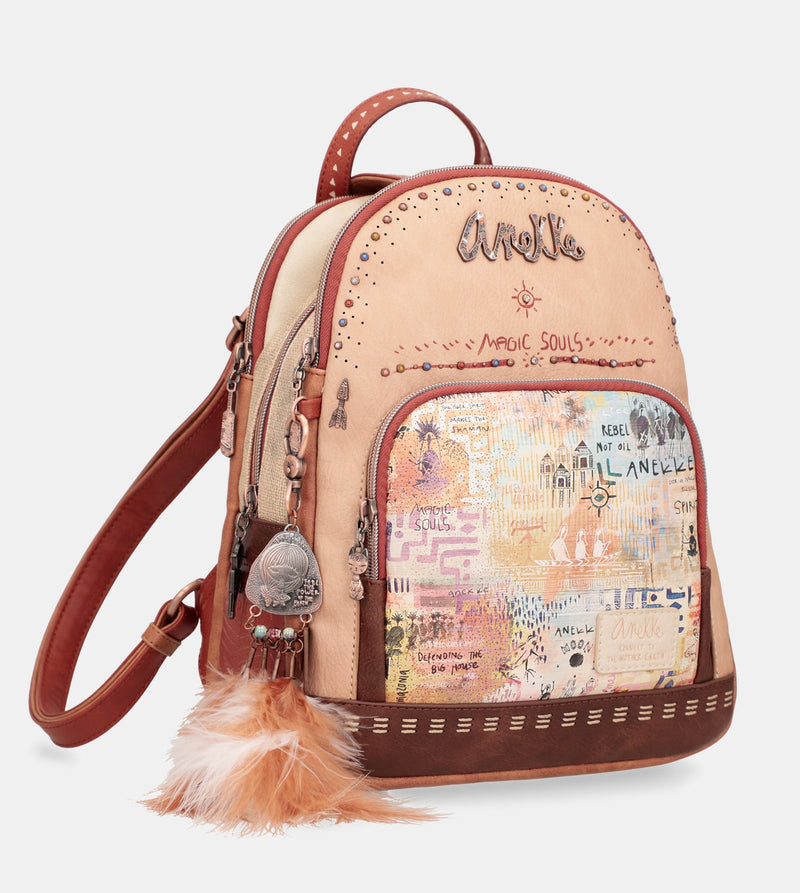 Tribe triple compartment backpack