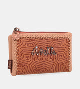 Tribe medium brown RFID wallet