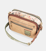 Butterfly crossbody bag with double compartments