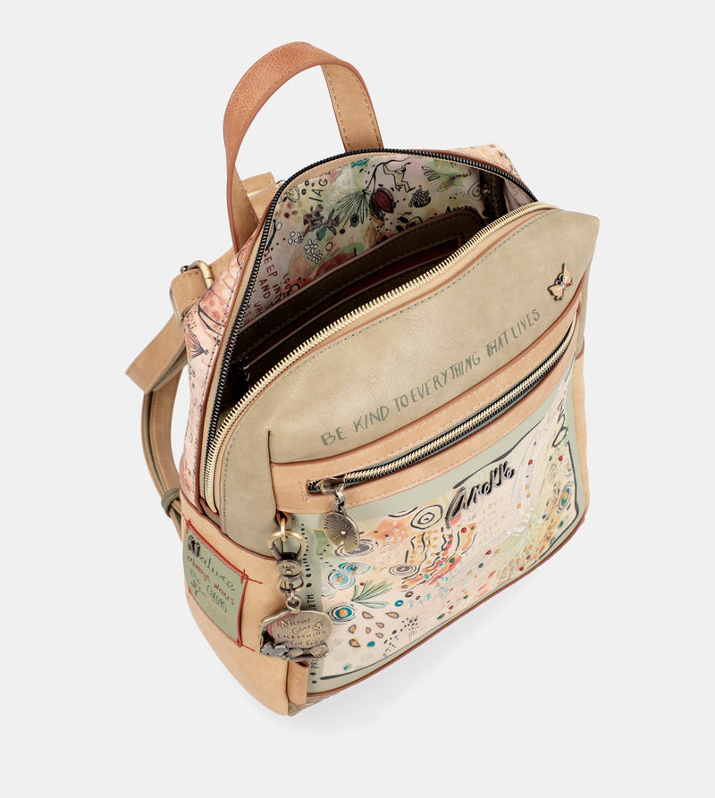 Butterfly printed backpack