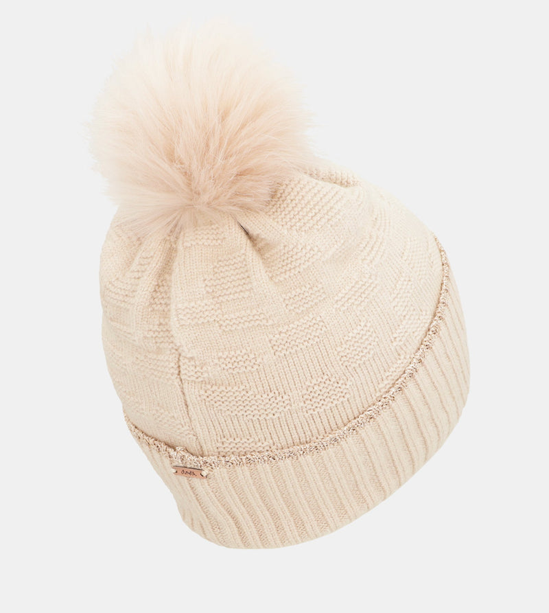 Beige Shodō Wool Hat