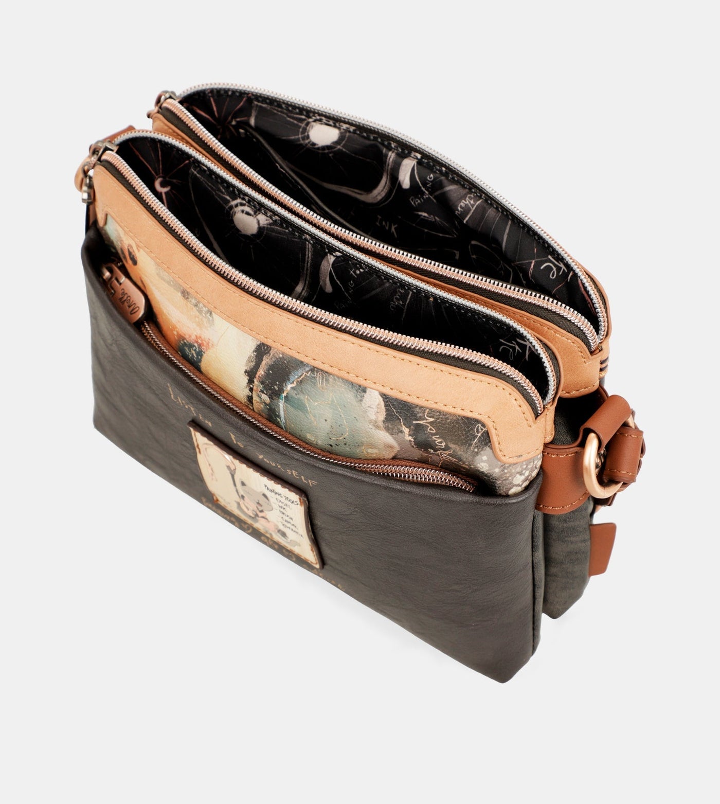 Shōen medium shoulder bag with 3 compartments – Anekke