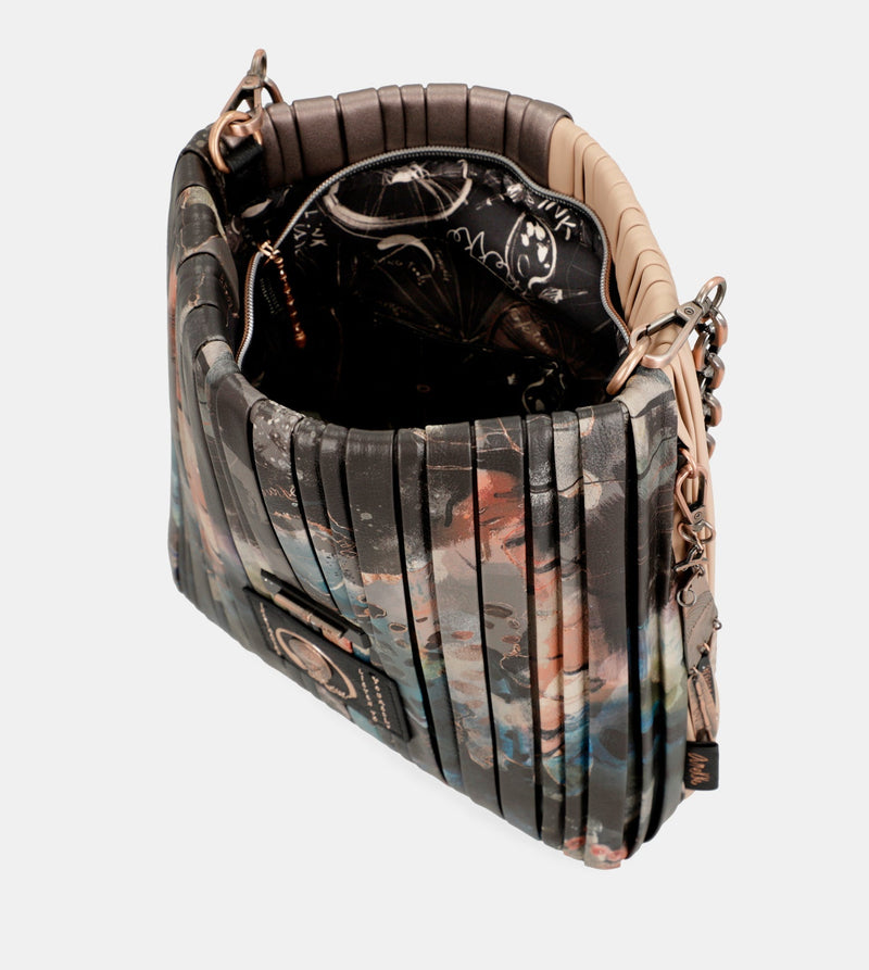 Shōen Palette double-sided pleated shoulder bag