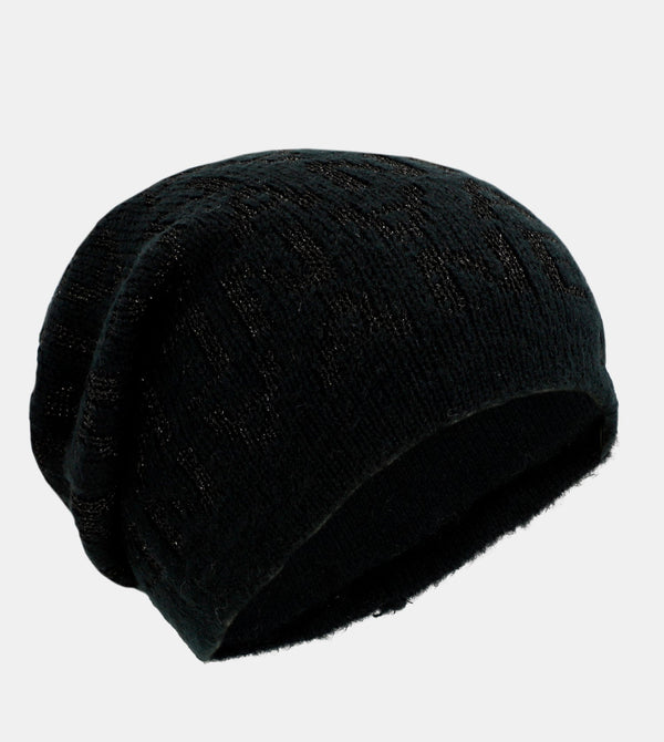 Black Contemporary Wool Hat