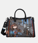Contemporary large tote bag