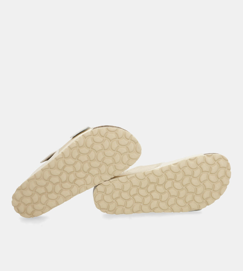 Women's gold bio sandals