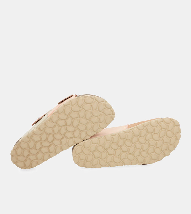 Women's nude bio sandals