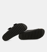 Women's black bio sandals