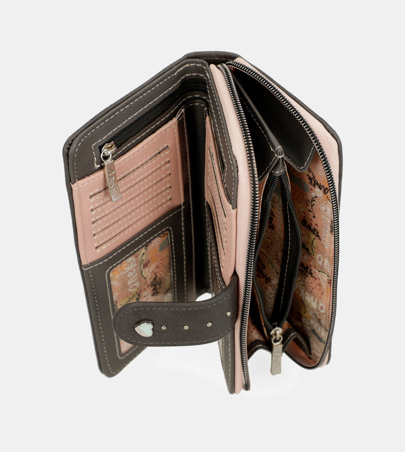 Psicodelic large RFID wallet